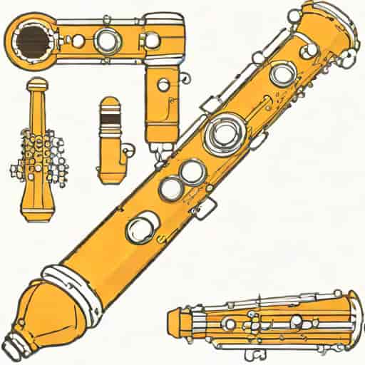 Four Parts Of A Descant Recorder