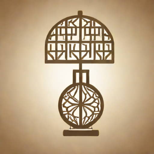 Global Fretwork Table Lamp