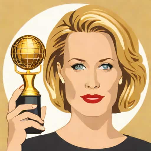 Golden Globes Gillian Anderson