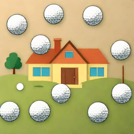 Golf Balls Retiree Home Damage