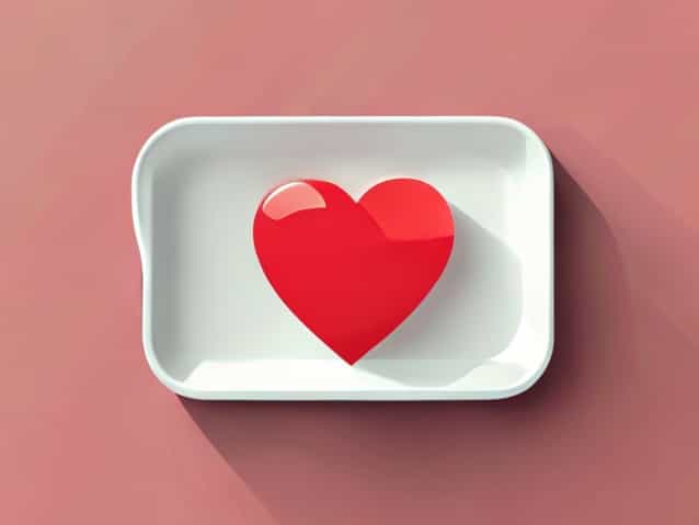 Heart Tray Chick Fil A