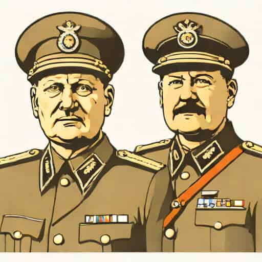 Hermann Goering And General Spaatz