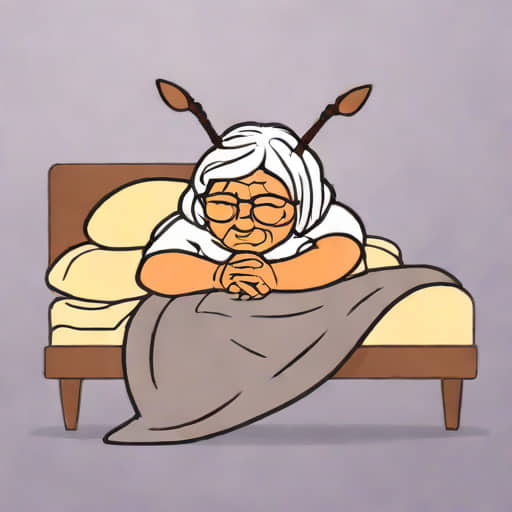 Hornet Grandma Sleeping