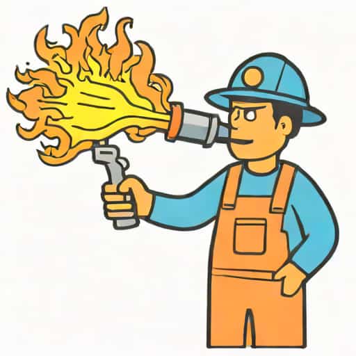 Immigrant With Blowtorch