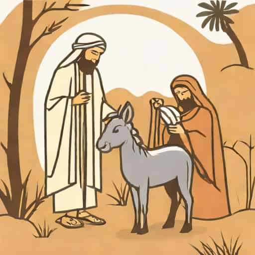 Jesus Mary And Joseph And The Wee Donkey