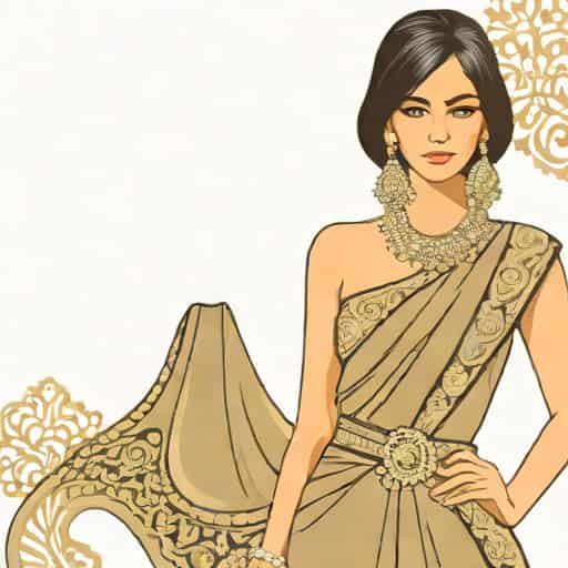 Jimmy Choo Saree Blouse Design