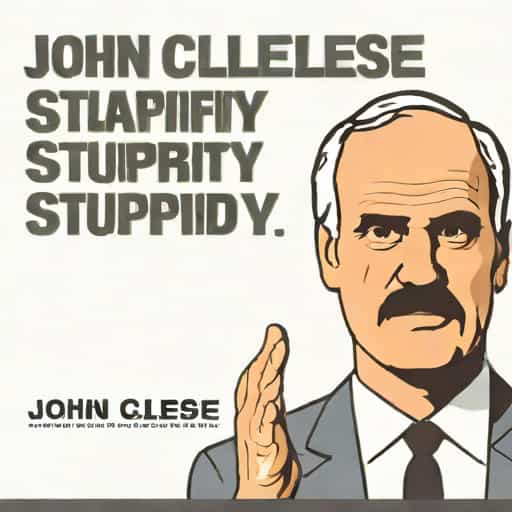 John Cleese Quote On Stupidity