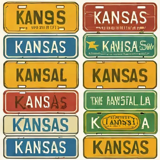 Kansas Distinctive License Plates