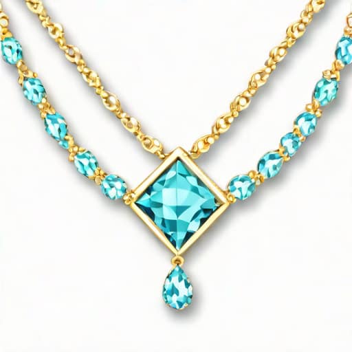 Kay Jewelers Aquamarine Necklace