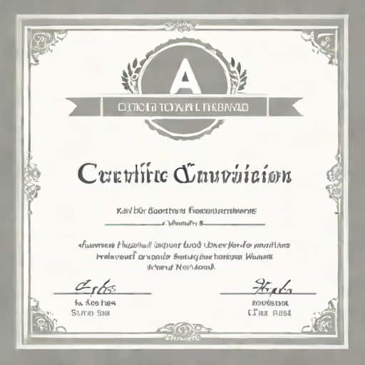 Khloe'S Silver Certificate Of Commendation