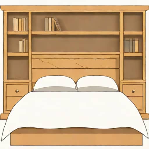 King Bookcase Headboard