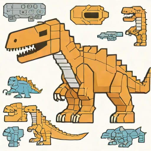 K'Nexosaurus Rex Instructions