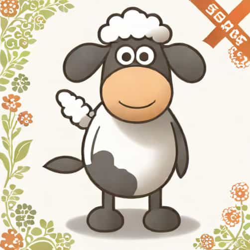 Kostum Shaun The Sheep