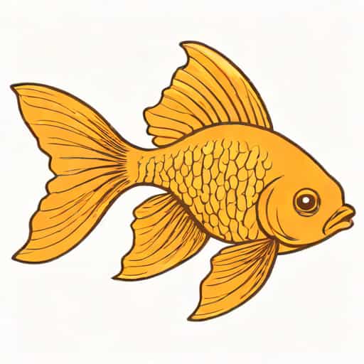 Large Fantail Goldfish