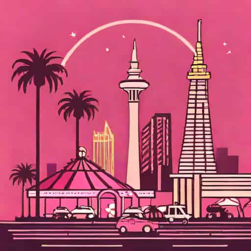 Las Vegas Glitzy Pink Paradise