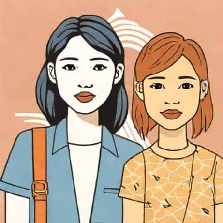 Lola Tung And Madelyn Cline
