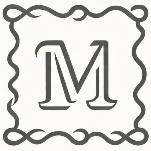 M In Cursive Writing