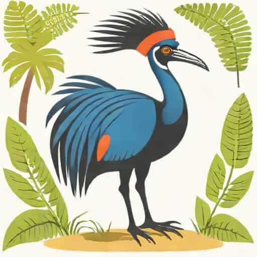 Male Southern Cassowary