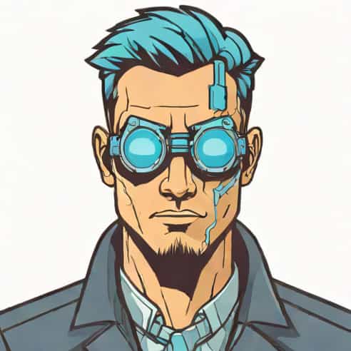 Mr Blue Eyes Cyberpunk