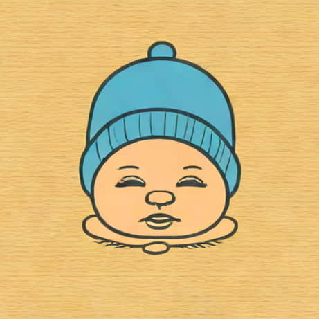 New Born Baby Woolen Cap