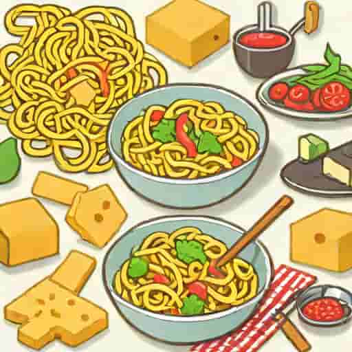 Noodle And Pals Cheesy