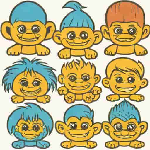 Original Troll Dolls 1960s