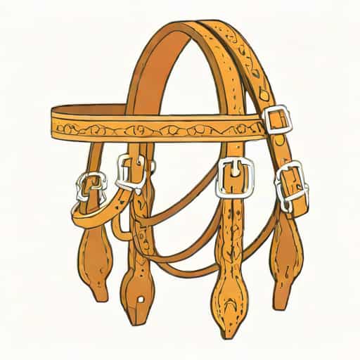 Parts Of A Western Headstall