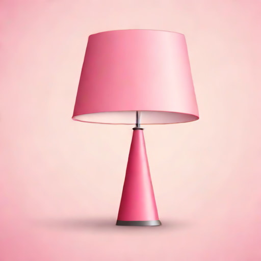 Pink Lampshade For Table Lamp