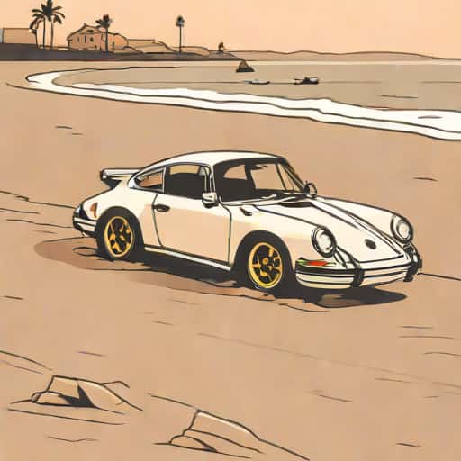Porsche Brighton Beach Bogged