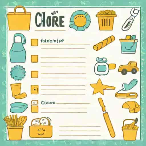 Printable Chore List For Kids