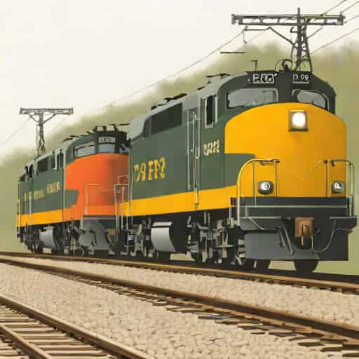 Prr 7002 And 1223 Doubleheader