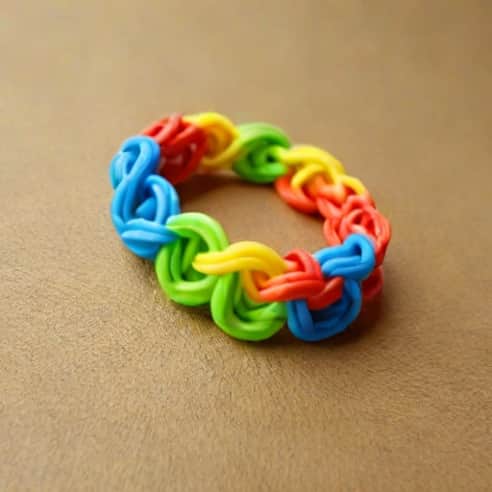 Quadruple Fishtail Loom Band