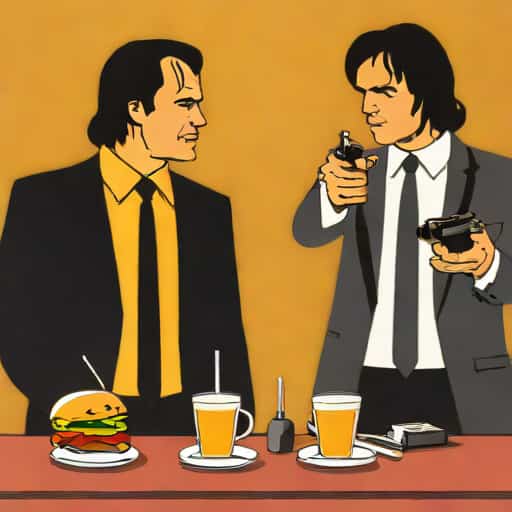 Quentin Tarantino Pulp Fiction Scene