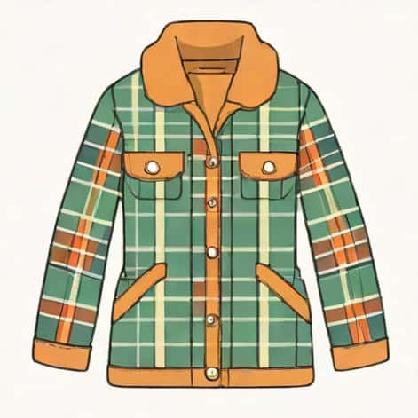 Quilted Plaid Jacket Womens