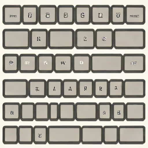 Qwerty Keyboard Print Out