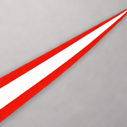 Red Colored Curb Marking Means