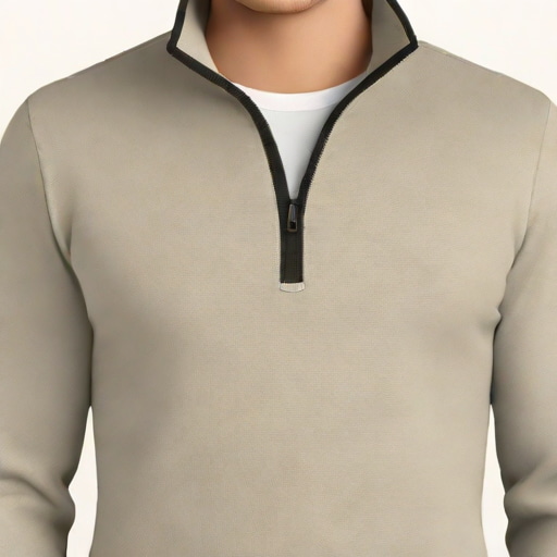 Rho Heavyweight Zip Neck Men'S