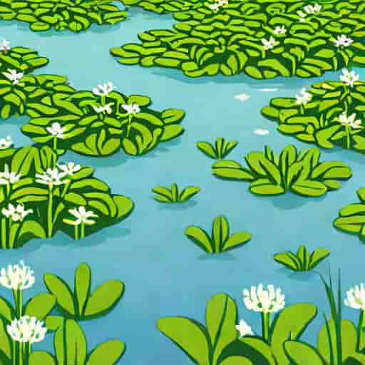 Rivers And Lakes Are Filled With Water Hyacinth