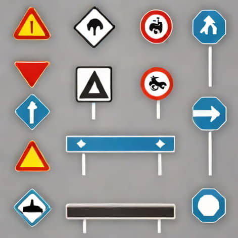 Road Signs For Contraflow