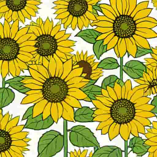 Showy Sunflower Helianthus X Laetiflorus