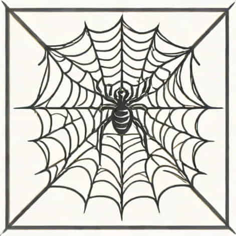 Spider Web Knee Tattoo