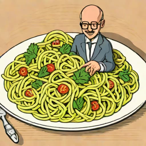 Stanley Tucci Zucchini Pasta
