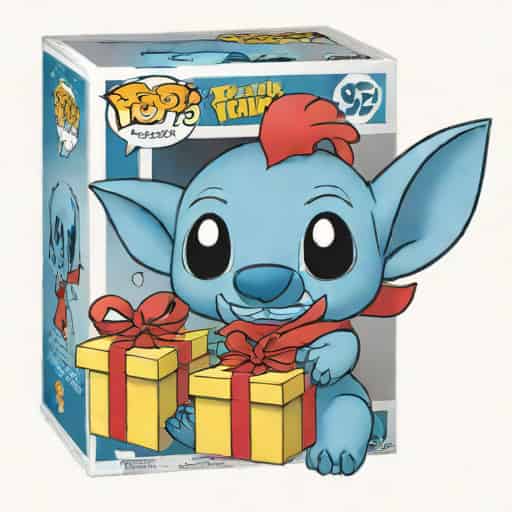 Stitch Unwrapping Gift Funko Pop
