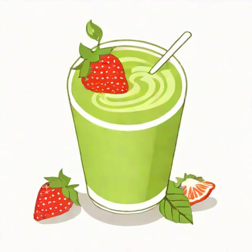 Strawberry Matcha Latte