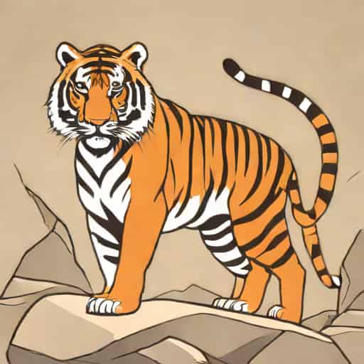Sturdiness Of Stone Keenness Of Tiger Location