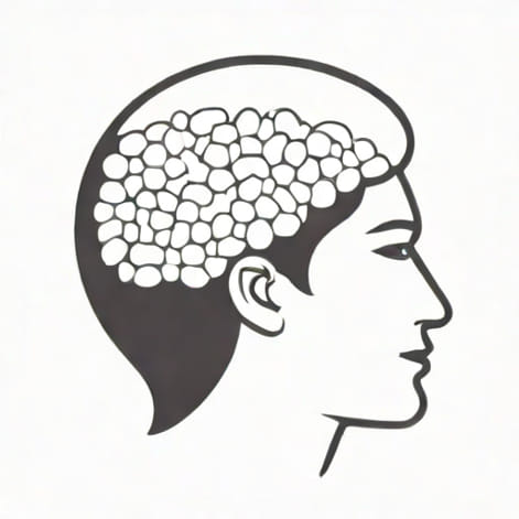 Styrofoam Half Wiglet Head