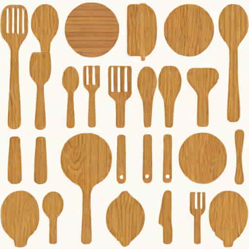 Teak Wooden Utensil Set