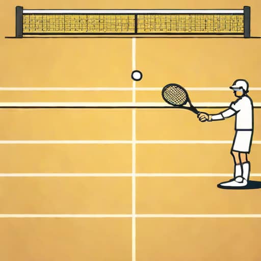 Tennis Only Using Machine Linesmen