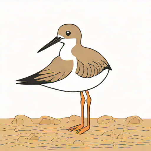 Terek Sandpiper Xenus Cinereus