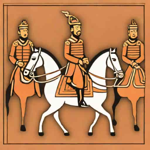 Terracotta Cavalrymen And Horses Han Dynasty